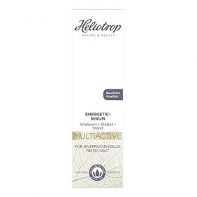 Heliotrop Sérum anti-âge pour peaux matures exigeantes - Soin du visage végétalien avec huile de noix de macadamia et extrait