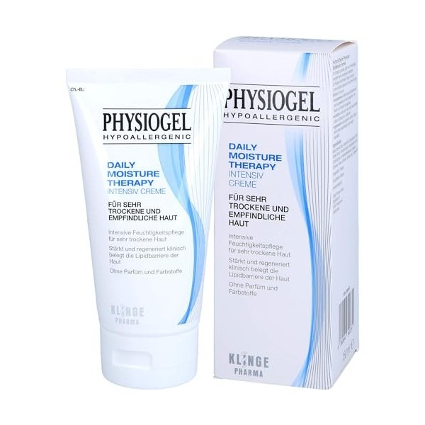 PHYSIOGEL Daily Moisture Therapy Intensiv Creme für normale bis trockene Haut, 150 ml Crème