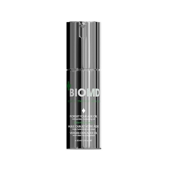 BioMD Huile visage Oubliez votre âge, BioMD Forget Your Age Oil, 30 ml, huile anti-âge, soin liftant anti-rides
