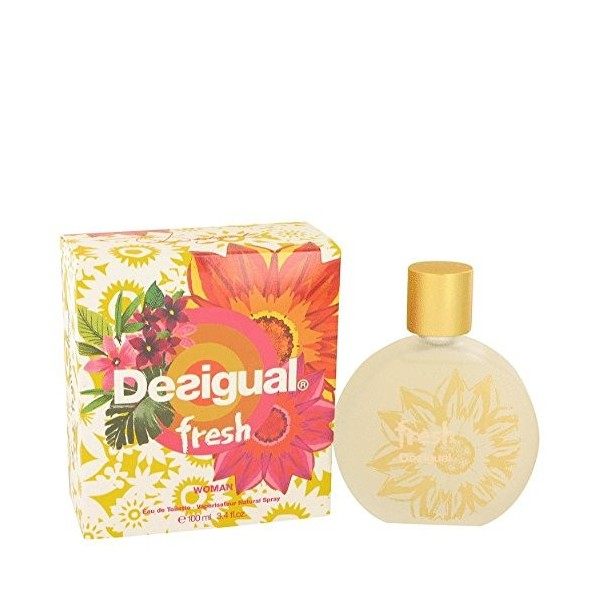 Desigual Fresh Woman 100ml/3.4oz Eau De Toilette Spray Perfume Fragrance for Her