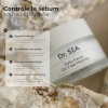 DR. SEA - Crème Visage Matifiante Sans Huile aux Minéraux de la Mer Morte et Algue Dunaliella - Anti-Brillance & Réducteur de