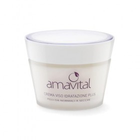 Amavital Crème Visage Hydratation Plus 50 ml – Peaux normales à sèches