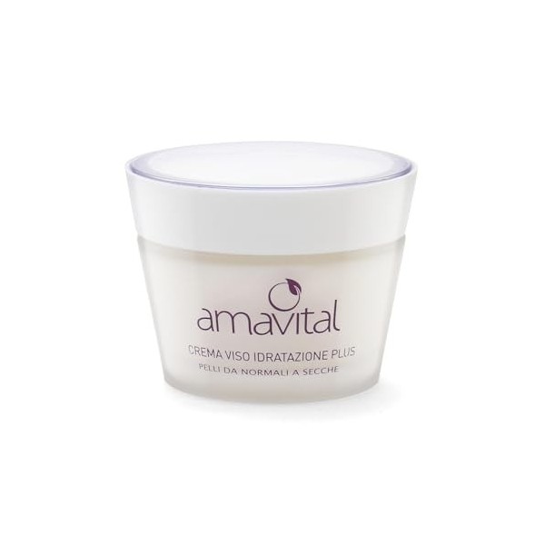 Amavital Crème Visage Hydratation Plus 50 ml – Peaux normales à sèches