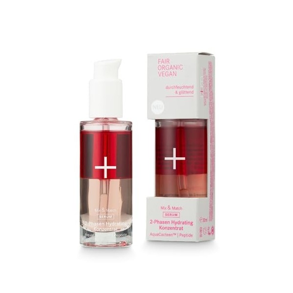 i+m® Concentré hydratant 2 phases 30 ml · Sérum hydratant et huile régénérante pour le visage · Soin du visage bio à lacide 