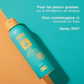 ISDIN Acniben Pack Nettoyant Visage Matifiant 400 ml + Spray Anti-Boutons Corporel 150 ml | Recommandé pour les Peaux à T