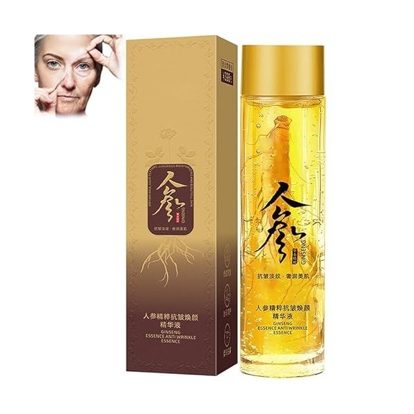 Ginseng Essence Water Anti Wrinkle Essence, Ginseng Gold Polypeptide Anti-wrinkle Light Line Essence, Ginseng Extract Liquid ...