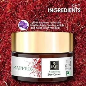 Avoka Naturals Good Vibes Crème nourrissante pour le visage au safran 50 g