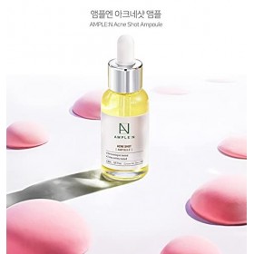 [AMPLE N] AcneShot Ampoule 30 ml – Pour peaux dacné, extraits de propolis 45 %, cosmétiques coréens, K-beauté, soins de la p