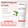 Crème hydratante pour le visage, Koriderm Time Reverse Cream All-in-One, acide hyaluronique, soin de la peau pour un confort 