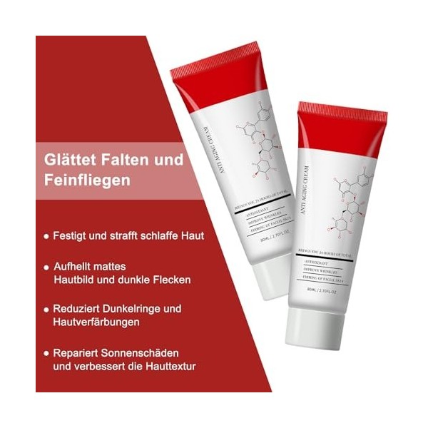 Crème hydratante anti-âge pour le visage