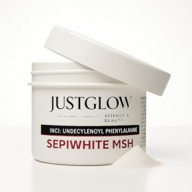 JustGlow Original Sepi White SkinWhite MSH – Ingrédient éclaircissant de qualité cosmétique pour sérums, crèmes et lotions DI