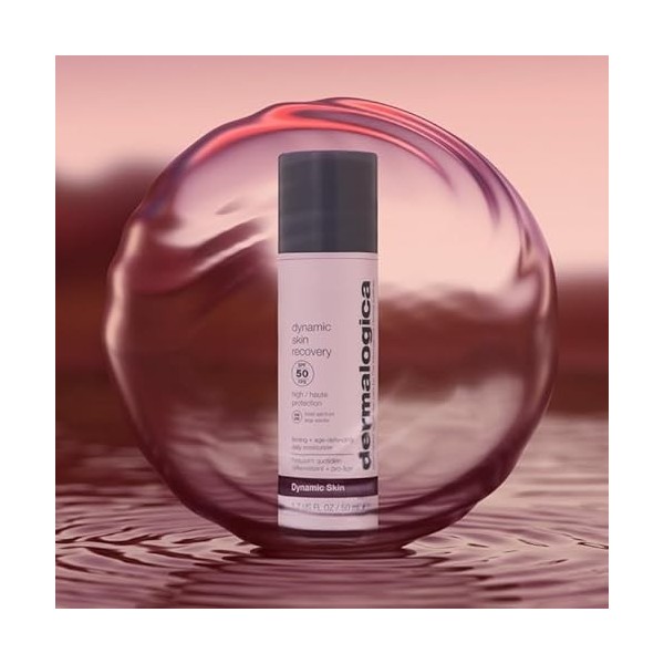 Dermalogica Dynamic Skin Recovery SPF50 format voyage 15ml - Hydratant anti-âge SPF50 aux peptides et antioxydants. Apporte f...