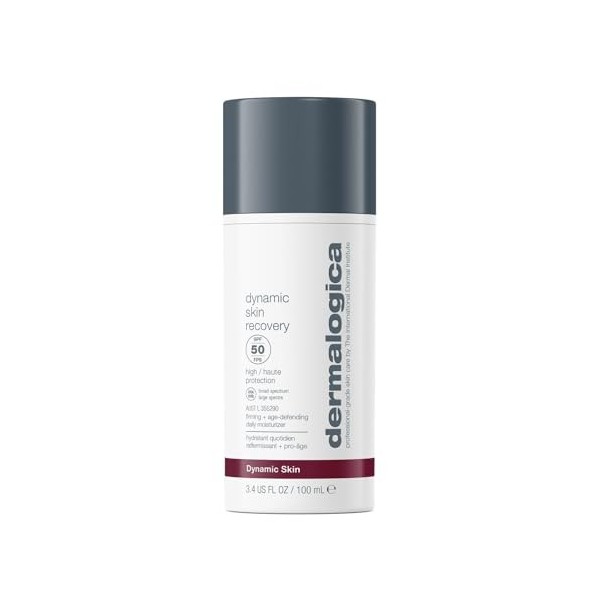Dermalogica Dynamic Skin Recovery SPF50 format voyage 15ml - Hydratant anti-âge SPF50 aux peptides et antioxydants. Apporte f...