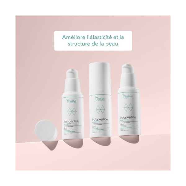 colibri skincare Polypeptide Booster 30ml - Peptide Serum, Effet Immédiat Anti-Rides, Réduction Visible des Rides avec la Pep...