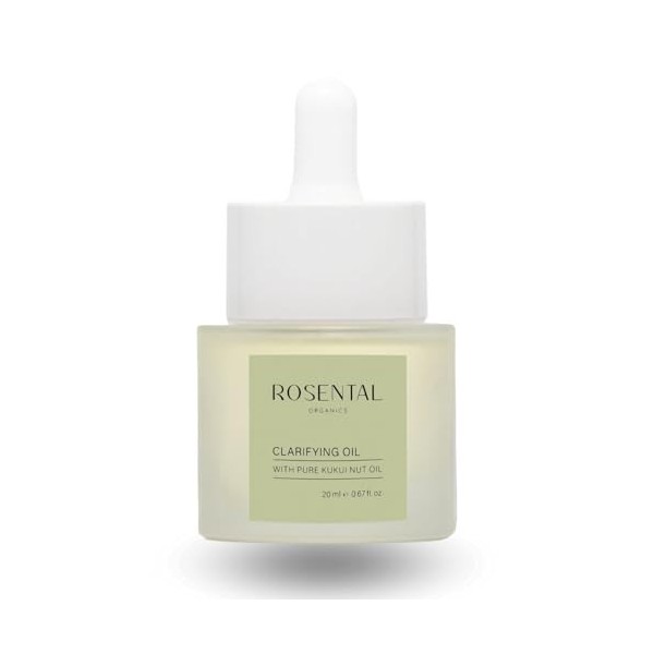 ROSENTAL ORGANICS Clarifying Oil Face Yoga Drops Huile régénérante pour le visage Convient pour le massage et le Gua Sha – Vé