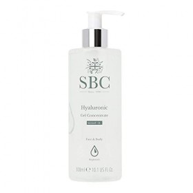 SBC Skincare - Gel hydratant pour le visage et le corps à lacide hyaluronique - 300 ml - Effet hydratant - Aide à restaurer 