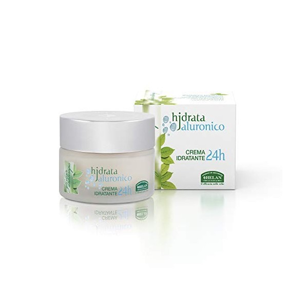 Helan, Hjdrata Jaluronico - Creme Anti Rides Femme avec Acide Hyaluronique, Nourrissante Peau Sèche - Serum Visage avec Colla