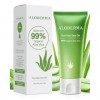 Aloderma Gel daloe vera bio pur à 99 % – Hydratation fraîche et naturelle pour le visage et les peaux sensibles, 113,4 g G