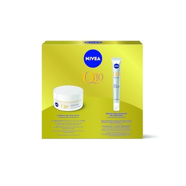 Nivea Q-10 Pack Diaf15 + Serum Crème Jour et Nuit
