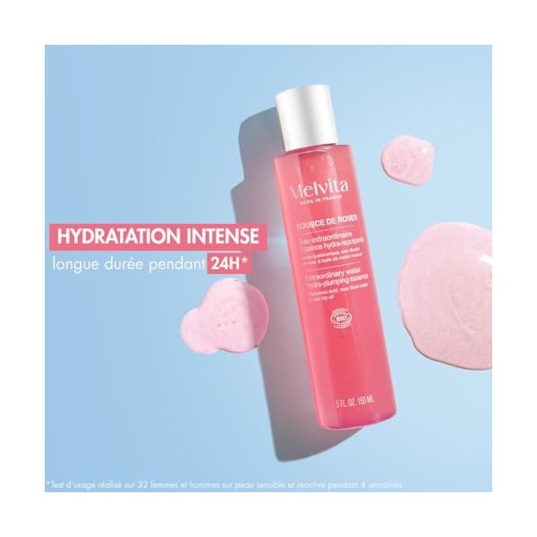 Melvita - Duo Démaquillant et Hydratant - Eau Extraordinaire et Huile Démaquillante - Fabriqué en France