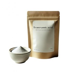 Tranexamic Poudre dacide cosmétique éclaircissante et anti-taches sombres active pour sérums, crèmes et lotions DIY 50 g