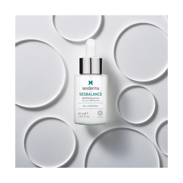 Sesderma Sesbalance Sérum – Réduire lexcès de sébum – Améliore lapparence des marques et imperfections – Propriétés hydrata