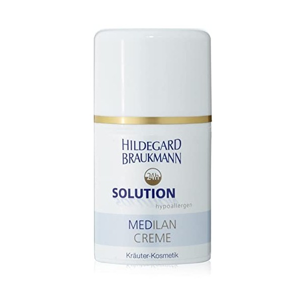 Hildegard Braukmann Crème Medilan hypoallergénique 24 heures, 50 ml