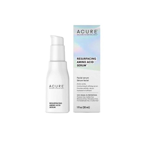 ACURE Resurfacing Amino Acid Serum 30ml Crème Jour et Nuit