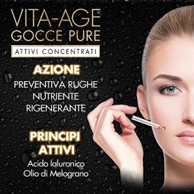 Bottega di LungaVita Natural Products VITA-AGE GOCCES PURES ACTIFS CONCENTRÉS - COLLAGÈNE AVEC HUILE MÉLOGRANE - Utile pour r