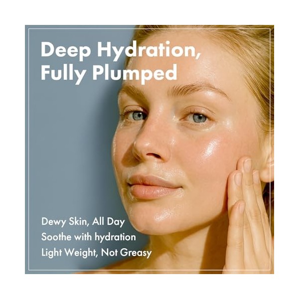 TOSOWOONG Crème à l’acide hyaluronique 9, Vitamine B5, Collagène, Niacinamide, Centella Asiatica, Hydratation longue durée, C