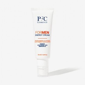 PFC Crème Homme Jour & Nuit Énergisante et Hydratante. 50ml. Aloe Vera et Acide Hyaluronique pour le Soin du Visage. Crème Fa