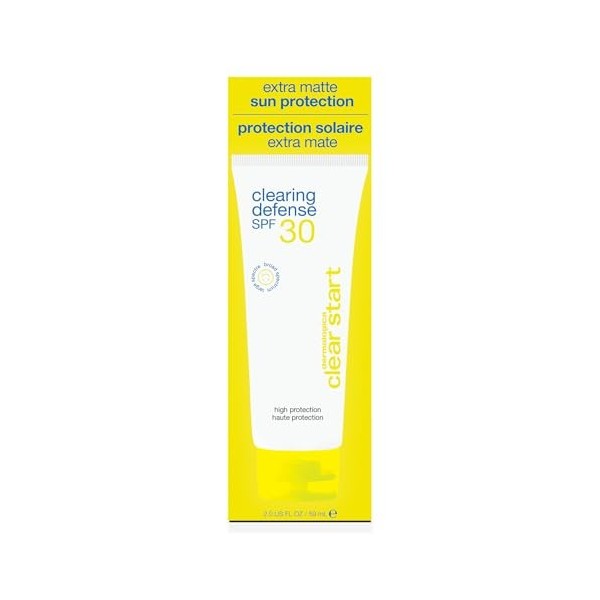 Dermalogica ClearStart Clearing Defense SPF30 50ml - Hydratant protecteur SPF30, régule sébum et imperfections, peau matifiée