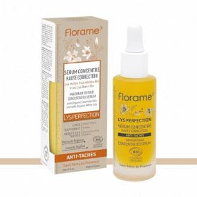 Florame Sérum Concentré Haute Correction Lys Perfection 30 ml – Action Anti-Taches & Éclat – Huiles Végétales Bio – soins vis