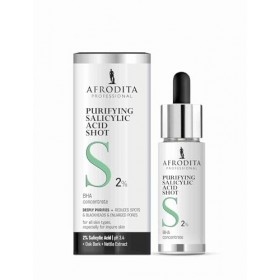 Afrodita Professional Sérum à lacide salicylique à 2 % de BHA, nettoyant pour les pores des points noirs et impuretés, sérum