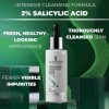 Afrodita Professional Sérum à lacide salicylique à 2 % de BHA, nettoyant pour les pores des points noirs et impuretés, sérum