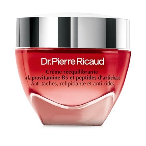 Dr Pierre Ricaud Crème Anti-Taches, Nourrissante, Anti-Rides pour Femme - Creme pour le Visage à la Provitamine B5 et aux Pep