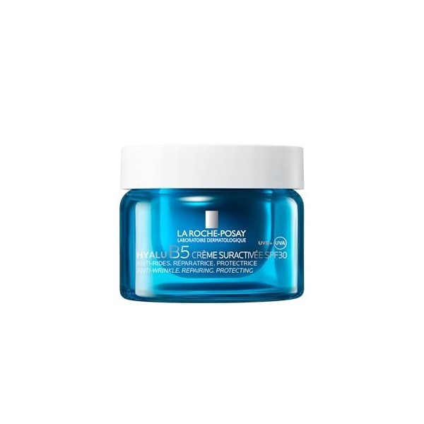La Roche-Posay, Hyalu B5, Crème Suractivée SPF30, Crème Visage Raffermissante, Lissante, Repulpante, Anti-UV, Enrichie en Aci