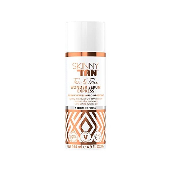 Tan and Tone Wonder Serum Express - 1 Hour Express by Skinny Tan for Women - 4.9 oz Serum