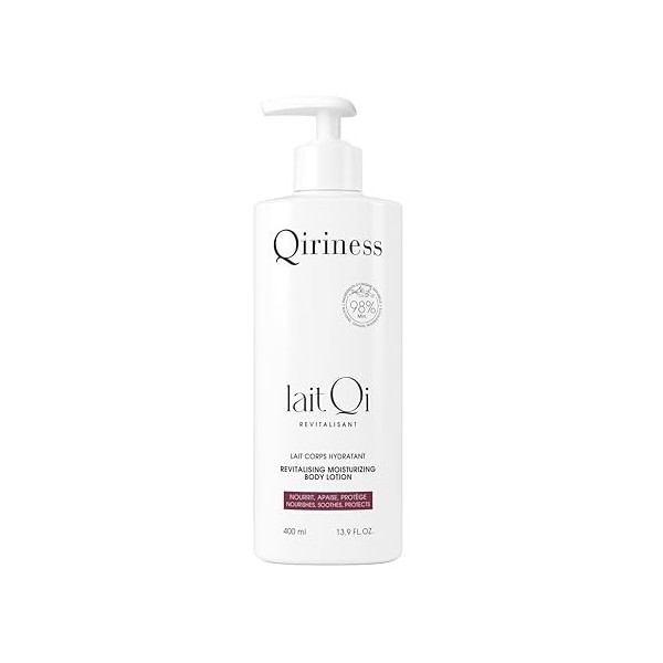 Qiriness - Lait Corps Qi Revitalisant - Hydratation & Éclat - Pour le Corps - Tous Types de Peaux - Parfum Spa Coréen - Textu...