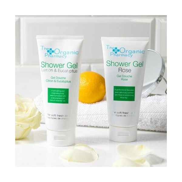 THE ORGANIC PHARMACY SHOWER GEL 200 ml gel doccia delicato rose Crème Jour et Nuit