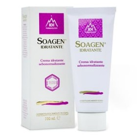 Crème pour le visage hydratant pour peaux jeunes à action sebonormalizzante soagen 100 ml