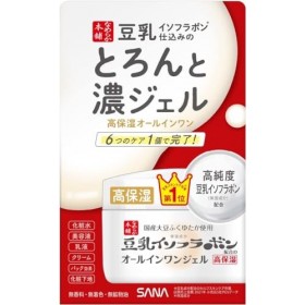 Sana Nameraka Honpo Soy Milk Isoflavone Rich Moist Gel - 100g Green Tea Set 