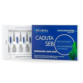 YLATÌ | Tricostamyl caduta-sebo Extra Forte 1 mois traitement spécifique des cheveux fragiles avec peau grasse Action durciss