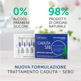 YLATÌ | Tricostamyl caduta-sebo Extra Forte 1 mois traitement spécifique des cheveux fragiles avec peau grasse Action durciss