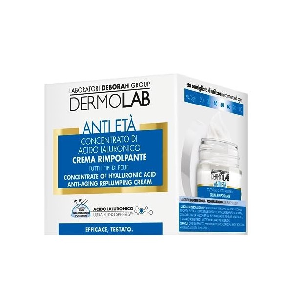 DERMOLAB Crème Pour Le Visage 50 Ml 5829 AntietaRimpolpante Soin Du Visage