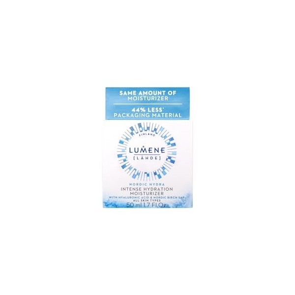 LUMENE Nordic Hydra [LÄHDE] Crème hydratante intense | Avec triple acide hyaluronique pour hydrater les peaux sèches | Légère...