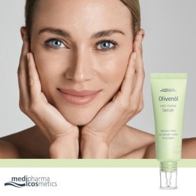 Medipharma Cosmetics Olivenöl Anti-Falten Serum reduziert Falten und spendet intensiv Feuchtigkeit, 30 ml Solution