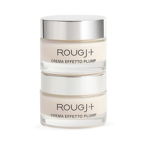 Rougj Creme hydratante visage 24h Effet Repulpant 50 ml, soin multi-action cou et décolleté, hydratant quotidien, soins visag...