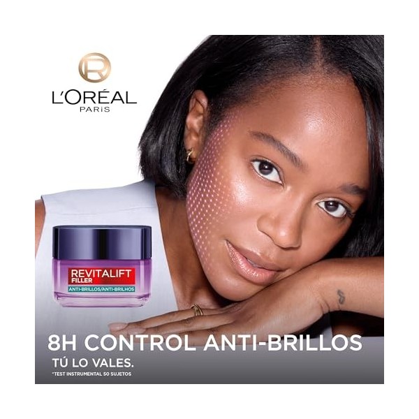 LOréal Paris Revitalift Filler Gel Crème avec Acide Hyaluronique et Acide Salicylique 50 ml