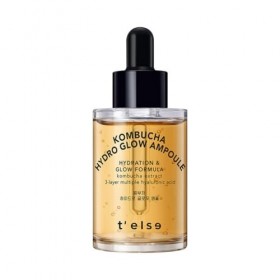 Telse Kombucha Teatox Ampoule 30 ml, raffermissant en profondeur Faical hydratant, végétalien, hydrate et adoucit la peau, 1